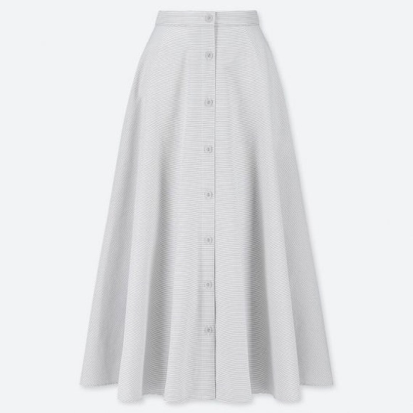 Uniqlo Dresses & Skirts - Uniqlo Front Button Circular Skirt